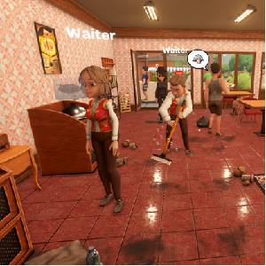 Kebab Chefs! Restaurant Simulator - Kellner