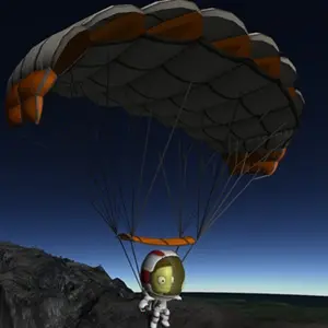 Kerbal Space Program Making History - Fallschirm
