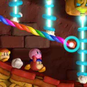 Kirby and the Rainbow Paintbrush Nintendo Wii U Bewegung entlang