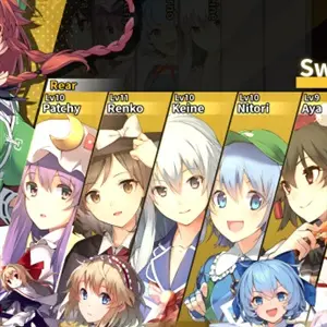 Labyrinth of Touhou Tri The Dreaming Girls & The Mysterious Orbs - Gruppenwechsel