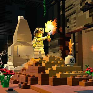 LEGO Worlds Grabung in der Grabkammer