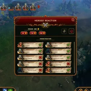 Lessaria: Fantasy Kingdom Sim - Reaktion der Helden