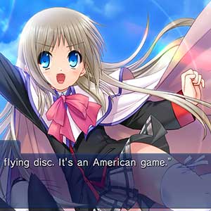 Little Busters - Kud Spielen Frisbee