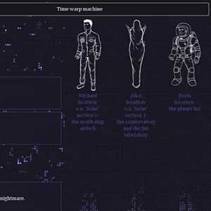 Einstellungen auf dem Raumschiff