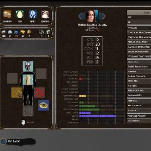 Ludus Mortis - Charakter-Statistiken