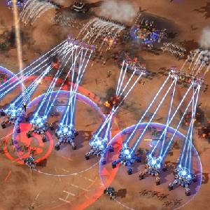 Mechabellum Laserstrahlen