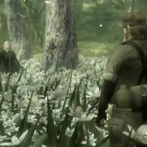 METAL GEAR SOLID 3 Snake Eater Master Collection - Solid Snake und Big Boss Garten