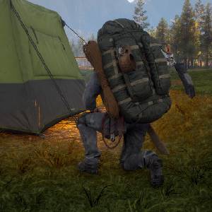 Mike goes on hike - Zelt