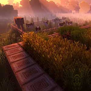 Sun Stream durch Nebel