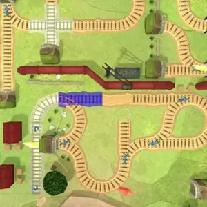 Mini Trains - Top-Ansicht