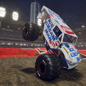 Monster Jam Steel Titans 2 Eiscreme-Mann-Monster-Truck