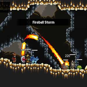 Monster Sanctuary Feuerball-Sturm