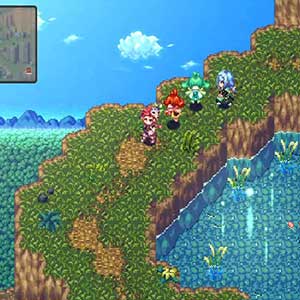 Floß den Fluss hinunter