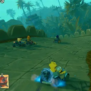 Moorhuhn Kart 4 - Steinbahn