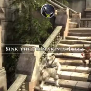 Screenshot: Sinken die Telemarines ' Flotte