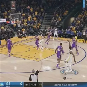 NBA LIVE 19 - Golden State Warriors Gegen Los Angeles Lakers