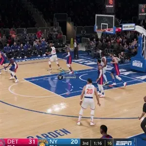 NBA LIVE 19 - Detroit Pistons Gegen New York Knicks
