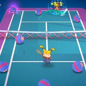 Nickelodeon Extreme Tennis Next - Aang gegen Angelica Pickles