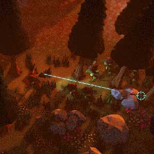 Jemand beobachtet im Dunkeln