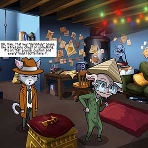 Nine Noir Lives - Detective Cuddles zieht eine Schlussfolgerung