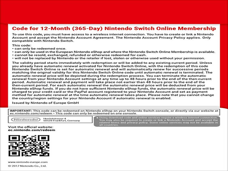 Kaufe Nintendo Switch Online 12 Monate Nintendo Switch Preisvergleich | Game Cards & Gaming Guthaben