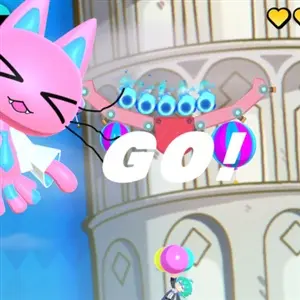 Octo's Balloon Challenge - Oktopus-Katze