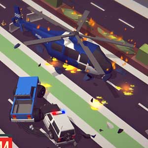 Autounfall auf Verfolgungsjagd