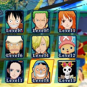 One Piece Unlimited World Red - Charaktere
