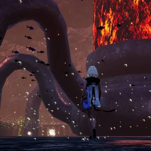 OVE The Sword of Liberation Lava-Fälle