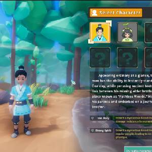 Pathless Woods - Charakter Auswählen