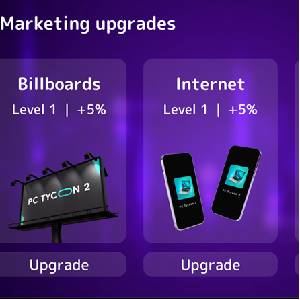 PC Tycoon 2 - Marketing-Upgrades