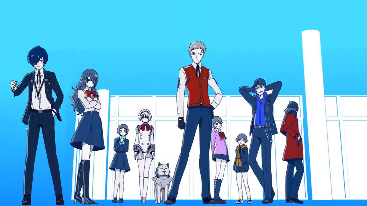 Persona 3 Reload Hauptbesetzung aus dem Op Full Moon Full Life Persona 3 Reload Hauptbesetzung aus dem Op Full Moon Full Life