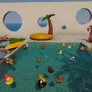 Placid Plastic Duck Simulator Ducks Galore - Swimmingpool