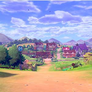 Pokemon Sword Nintendo Switch Stadt