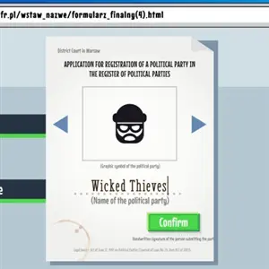 Politics The Game - Politische Partei gründen