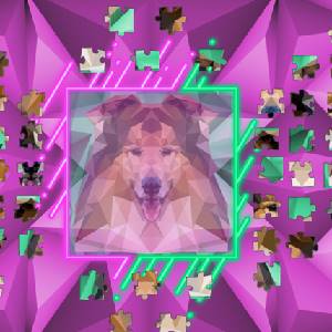 Poly Jigsaw Dogs Shetland Sheepdogs