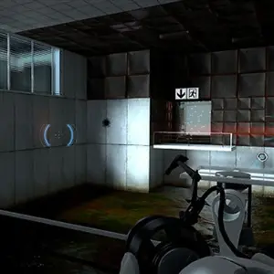 Portal - Orangefarbenes Portal