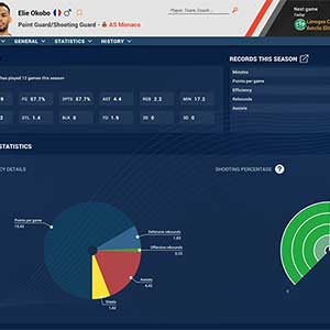 Pro Basketball Manager 2023 - Spieler-Übersicht