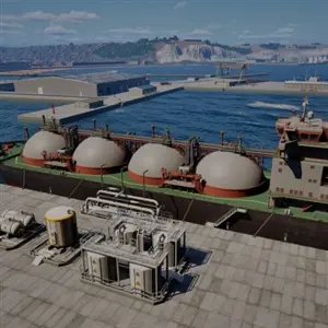 Professional Ship Simulator - LNG-Tanker