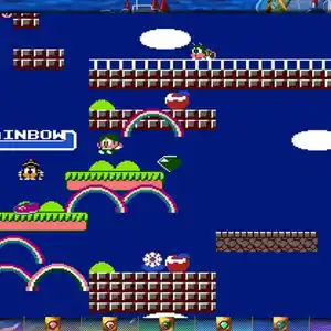 Rainbow Islands - Sammle Edelsteine