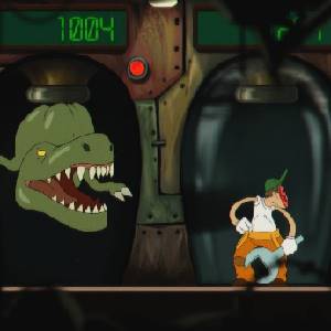 Redneck Ed Astro Monsters Show Dinosaurier