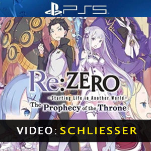 ReZERO -Starting Life in Another World- The Prophecy of the Throne PS5 Video Trailer