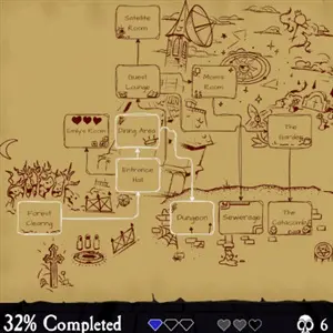 Riddlewood Manor - Hauskarte