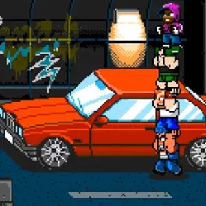 River City Ransom: Underground - Huckepack-Tragen