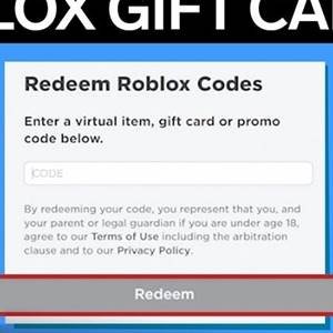 Roblox Gift Card - Einlösen