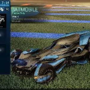 Rocket League - Batman v Superman: Dawn of Justice Car Pack - Blaue Batmobile