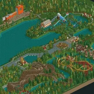 RollerCoaster Tycoon 2: Triple Thrill Pack - Vogelperspektive