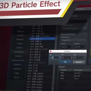RPG-Hersteller MZ 3D-Partikel-Effekte