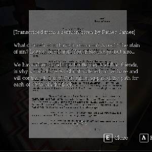 Sagebrush - Transkribierte Predigt von Pater James