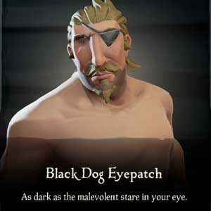 Sea of Thieves Black Dog Pack Augenklappe